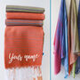 Personalised Beach Towel, Holiday Gift, thumbnail 5 of 7