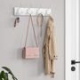 Wall Mounted Coat Rack With Triple Hooks Design, thumbnail 1 of 10