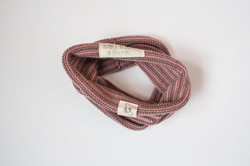 Stripe Merino Snood For Babies And Toddlers, 3 of 6