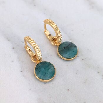 The Circle Emerald Earrings, 4 of 6