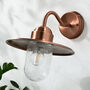 Copper Outdoor Fisherman's Wall Light, thumbnail 1 of 6