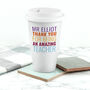 Personalised Amazing Teacher Travel Mug, thumbnail 5 of 7