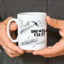 Novelty Personalised Diy Tools Ceramic Mug, thumbnail 1 of 3