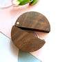 Walnut Wood And Copper Round Ring Box, thumbnail 4 of 4