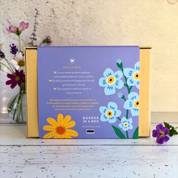 Happy Birthday Gardening Gift For Mum / Her Journal And Luxury Gloves, 2 of 10
