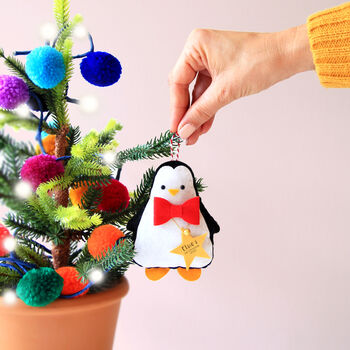 Personalised Panda Christmas Tree Ornament, 2 of 4