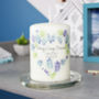 Floral Christening Candle Gift, thumbnail 3 of 8