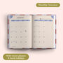 2027 Diary | A5 Hardcover Week To View | Blueberry Check, thumbnail 4 of 8