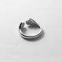 Sterling Silver Adjustable Hug Ring, thumbnail 3 of 5