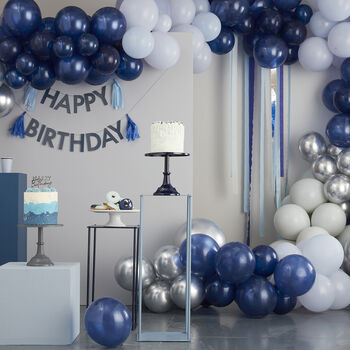 Customisable Blue Happy Birthday Photobooth Frame, 4 of 4
