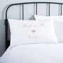 Bride To Be Personalised Pillowcase, thumbnail 4 of 4
