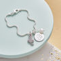 Cat Lover Personalised Silver Cat Charm Bracelet, thumbnail 5 of 11
