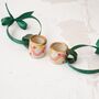 Hand Painted Abstract Mini Ceramic Mug Christmas Ornament, thumbnail 7 of 7