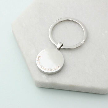 Personalised 1962 60th Birthday Sixpence Keyring, 5 of 11