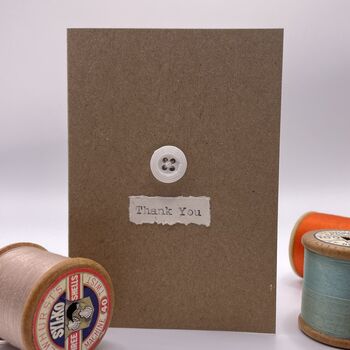 'Thank You' Porcelain Button Card, 3 of 3