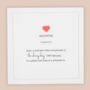 Definition Of Love Card, thumbnail 3 of 3