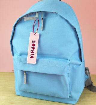 Two Tone Personalised Name Bag Tag, 8 of 11