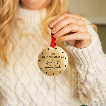 First Christmas As Personalised Christmas Decoration, 3 of 12