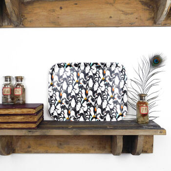 Waddle Of Penguins Print Small Tray, 2 of 8