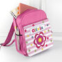 Personalised Girl's Pink Mini Rucksack, thumbnail 9 of 12