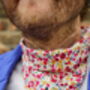 Mens Mixed Ditzy Floral Cotton Neckerchief, thumbnail 6 of 12