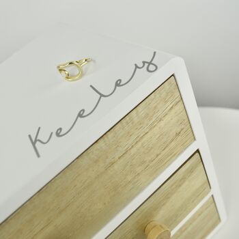 Personalised Large Jewellery Box, 6 of 8