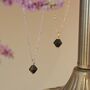 Aurora Rhombus Obsidian Necklace, thumbnail 2 of 11