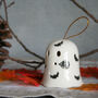 Ceramic Hanging Ghost Decoration With Bats. Halloween Ghost Boo, thumbnail 3 of 6