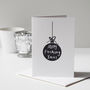 Rude Sweary Bauble Christmas Cards, thumbnail 1 of 5
