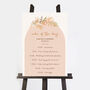 Modern Boho Wedding Order Of The Day Sign, thumbnail 2 of 2