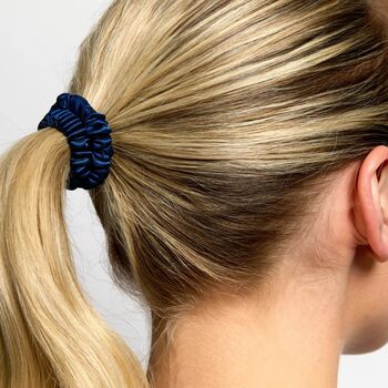 Silver Cloud Satin+ Skinny Hair Scrunchie Santorini Five Pack, 5 of 6