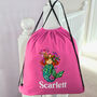 Personalised Mermaid Drawstring Pe Kit Bag, thumbnail 3 of 5