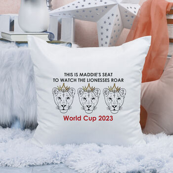 Womens World Cup Cushion, 3 of 7