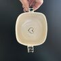 Handmade Stripy Stoneware Dish For Serving Or Baking, thumbnail 8 of 12