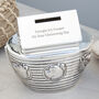 Personalised Silver Plated Noah’s Ark Money Box, thumbnail 1 of 4