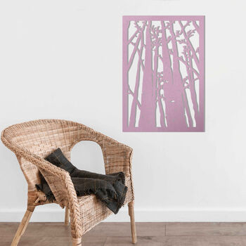 Modern Forest Art Wooden Ambiance For Home Rooms, 5 of 12