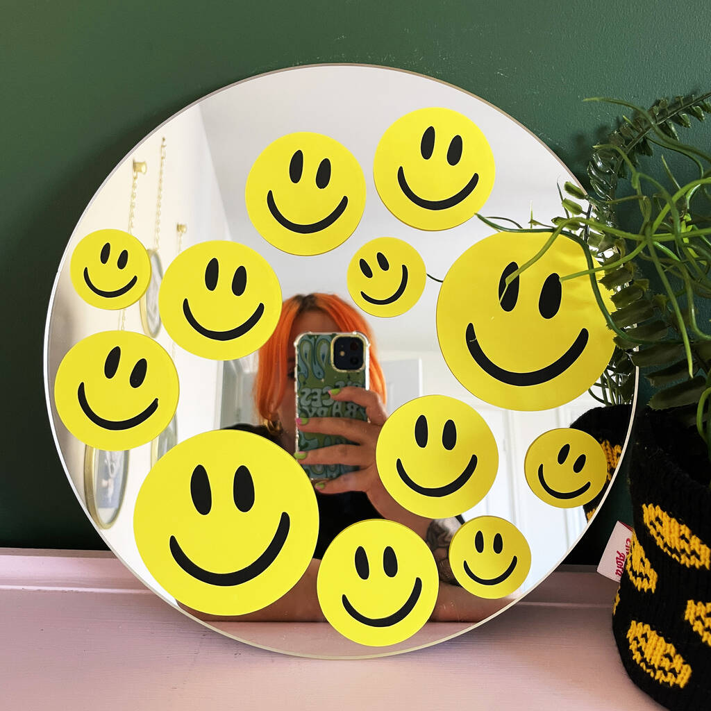 Smiley Face Vinyl Decal Sticker Bundle By Printed Weird ...