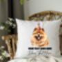 Personalised Chow Chow Birthday Congratulations Party Cushion, thumbnail 2 of 2