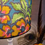 Calypso Vintage Silk Sari Lampshade, thumbnail 3 of 3