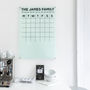 Personalised Tall Family Acrylic Kitchen Planner, thumbnail 3 of 12