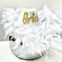 Bride To Be Feather Boa Cowboy Hat, thumbnail 5 of 7