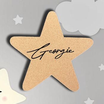 Customised Name Star Pin Board | Enamel Pin Display, 4 of 5