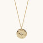 March Birthstone Necklace 18ct Gold Plate, thumbnail 2 of 6