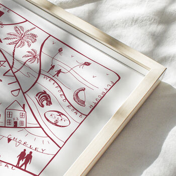Personalised Hand Drawn Favourite Family Memories Print, 6 of 8