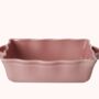 Pink Fluted Stoneware Oven Dish, thumbnail 6 of 6
