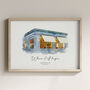 First Date Venue Portrait, Personalised Illustration, thumbnail 3 of 9