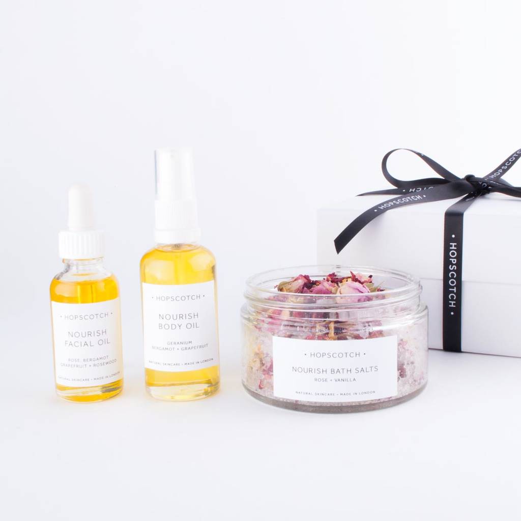 vegan beauty gift box by hopscotch