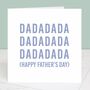 Dadada Card For Daddy From Baby, thumbnail 1 of 2