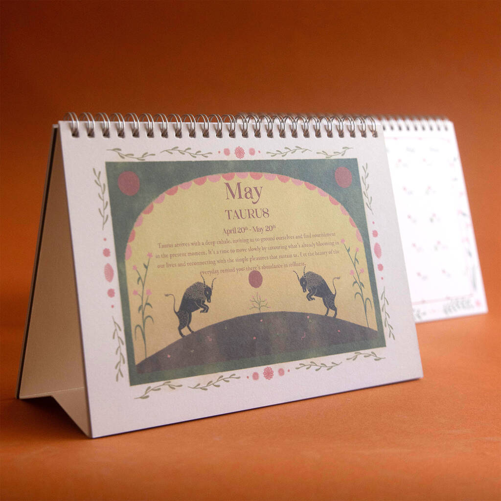 2026 | Calendar | Desktop | Zodiac, 1 of 6