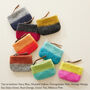 Fair Trade Handmade Felt Ombre Two Tone Zip Purse, thumbnail 1 of 12